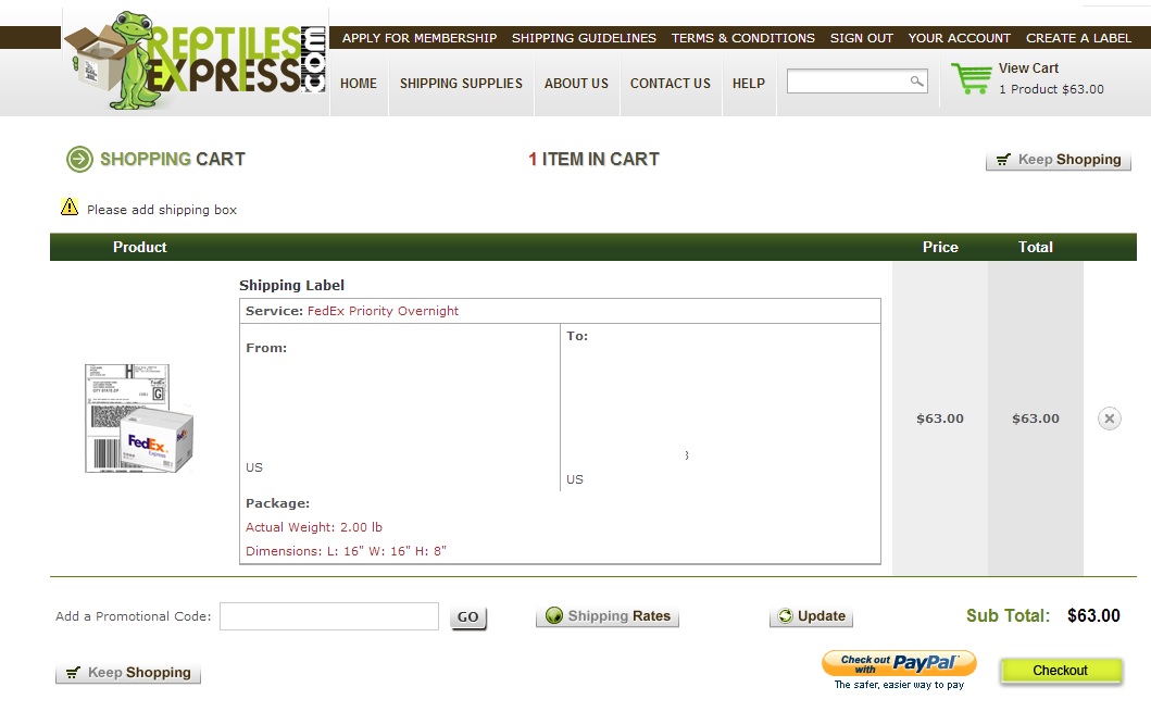 SYR vs. Reptiles Express: MAJOR price difference