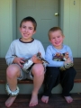My Boys With Their Pythons