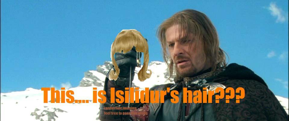 this is isildur's hair?