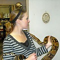 Me and an 8 ft Red Tailed Boa