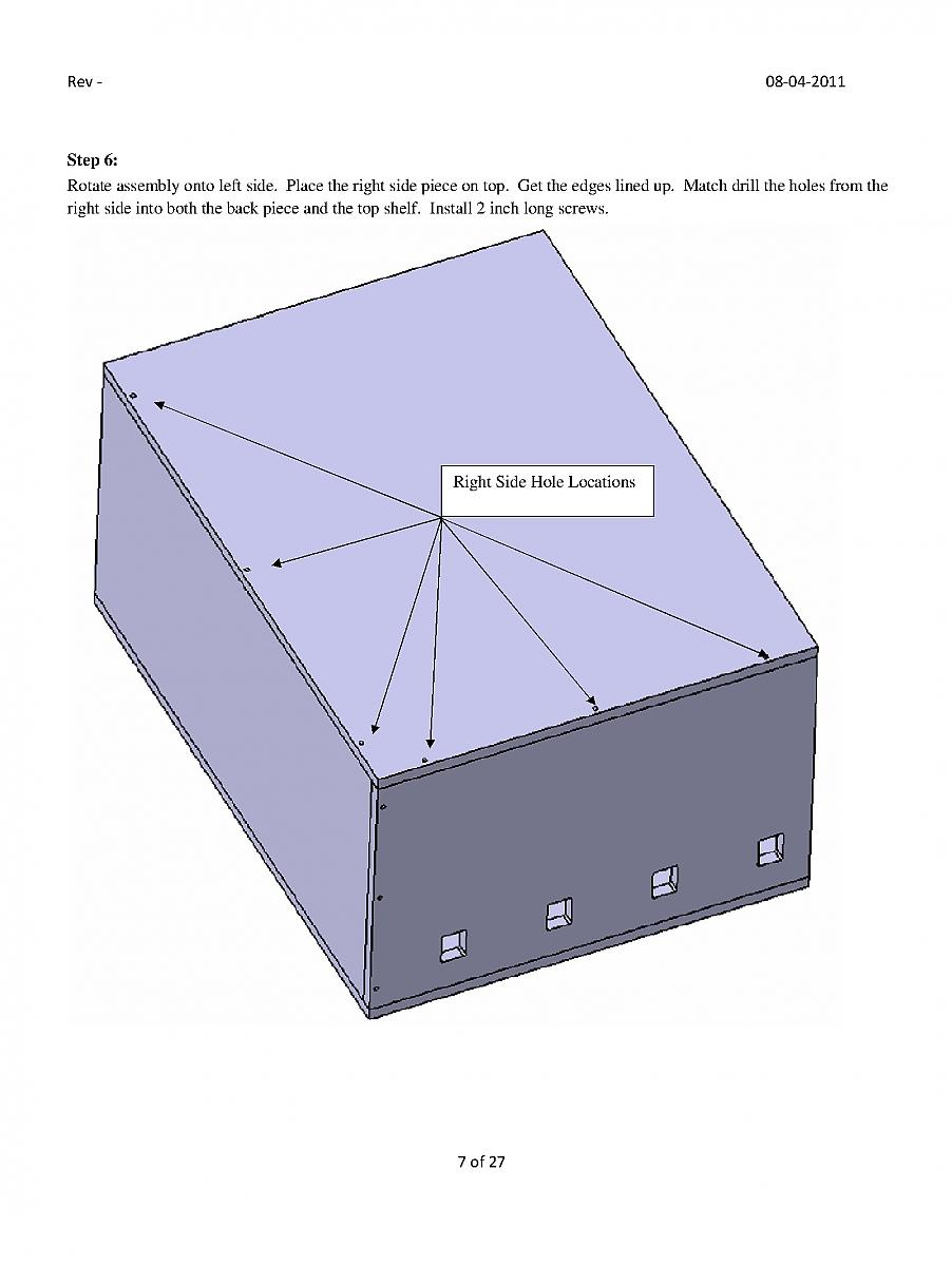 41-28 qt melamine rack build instructions page 7