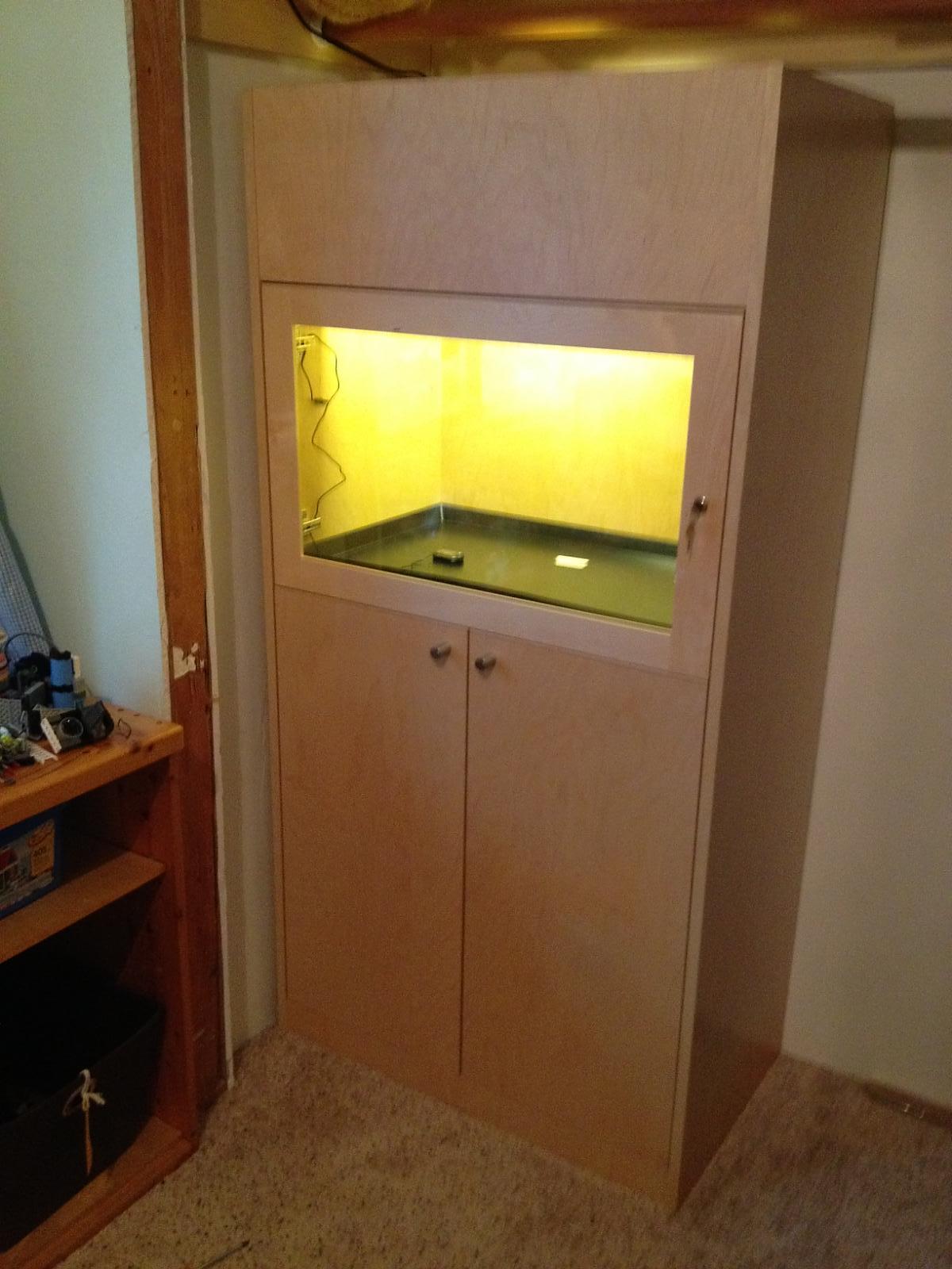new BP display cabinet
