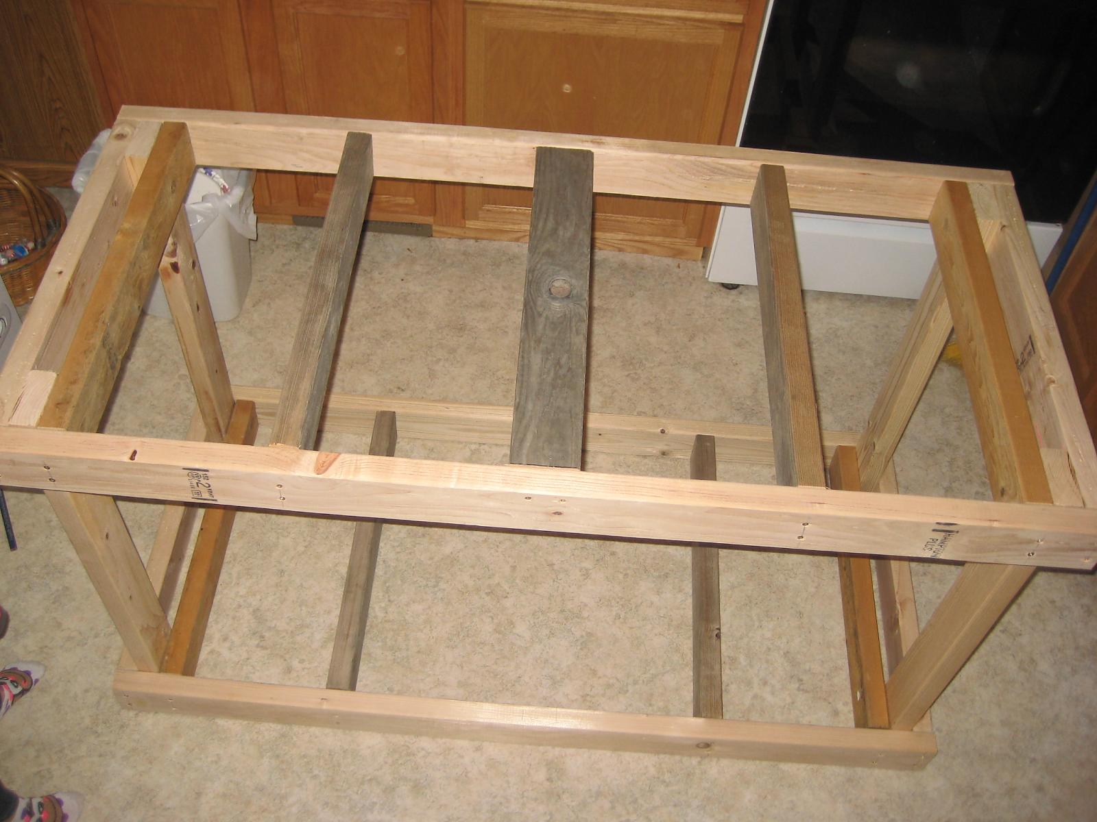 Over under stand for 55 gallon aquariums