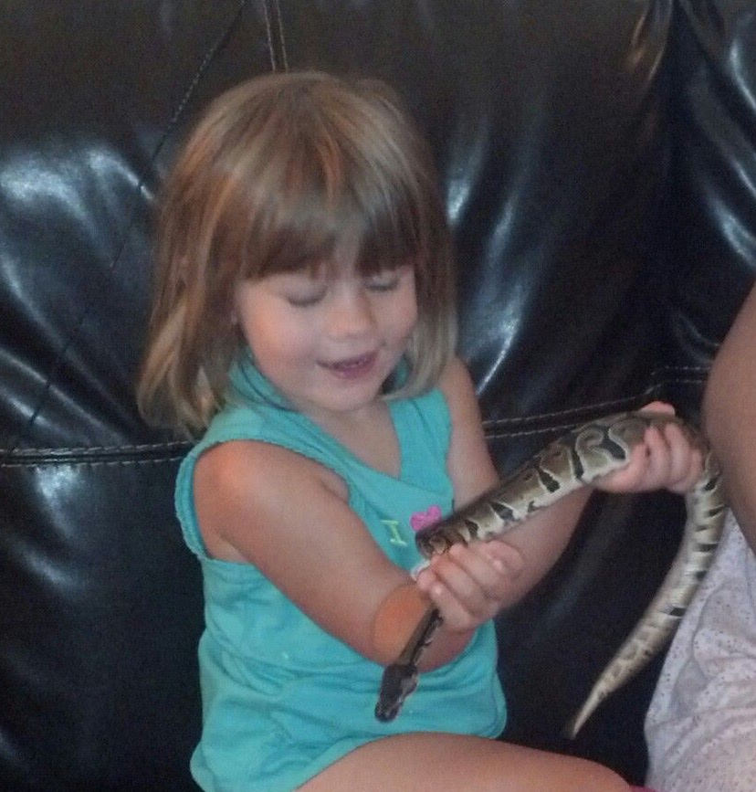 bee holding her new friend