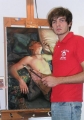 a new painting a friend is doing of me