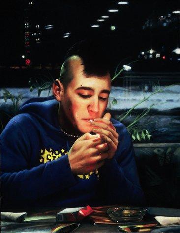 Oil painting of me