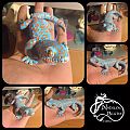 Akira the Tokay Gecko  Sculpture