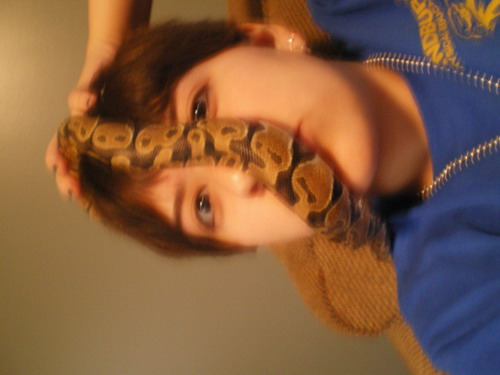 random me and snake piccies