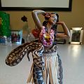 hula girl and snake