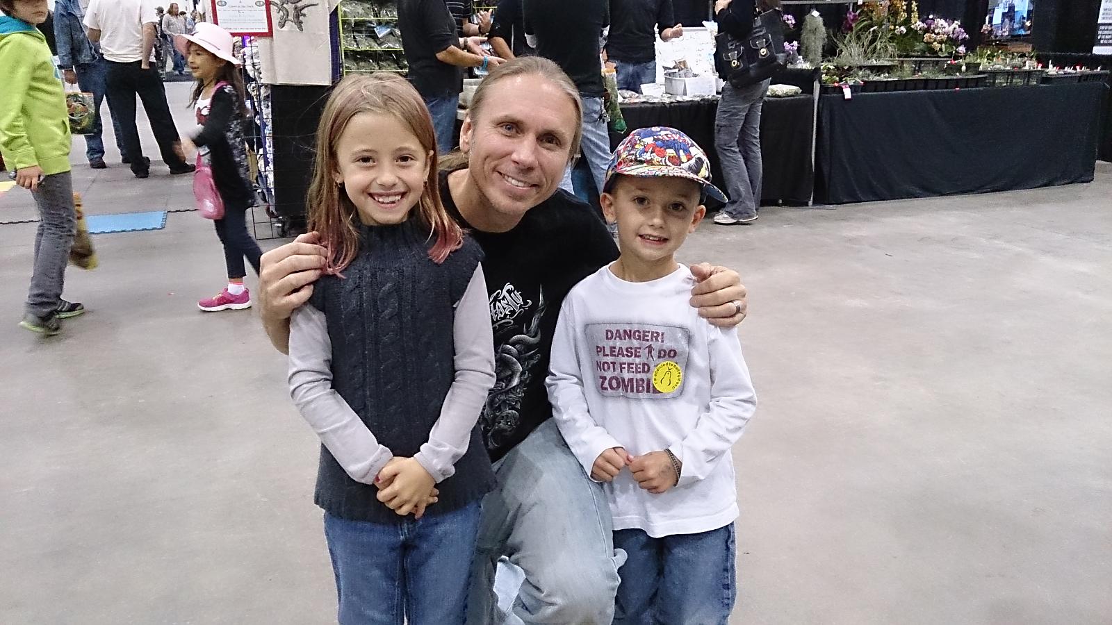 My kids with Brian
