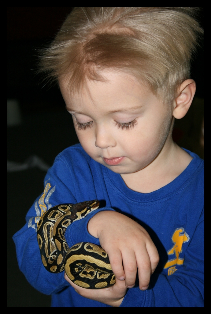 A boy and his snake