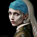 The Snake Girl with a Pearl Earring