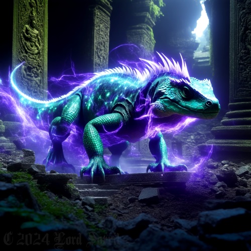 Emerald Fury and Purple Fire