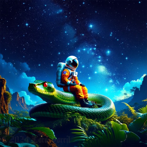 Lost in Space, Found on a Snake