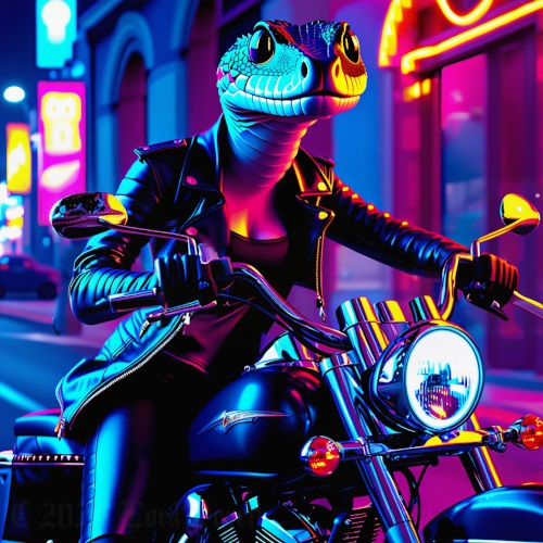 Snake on Two Wheels