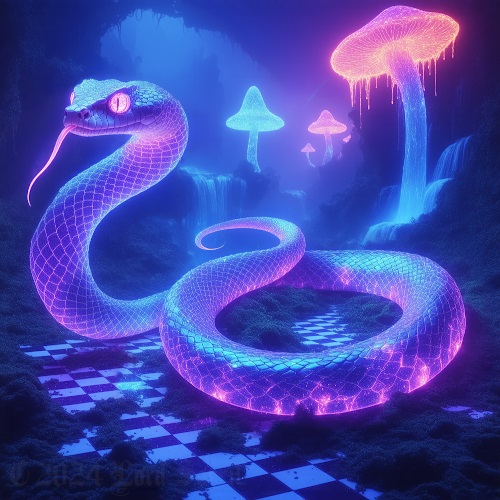 The Bioluminescent Wanderer