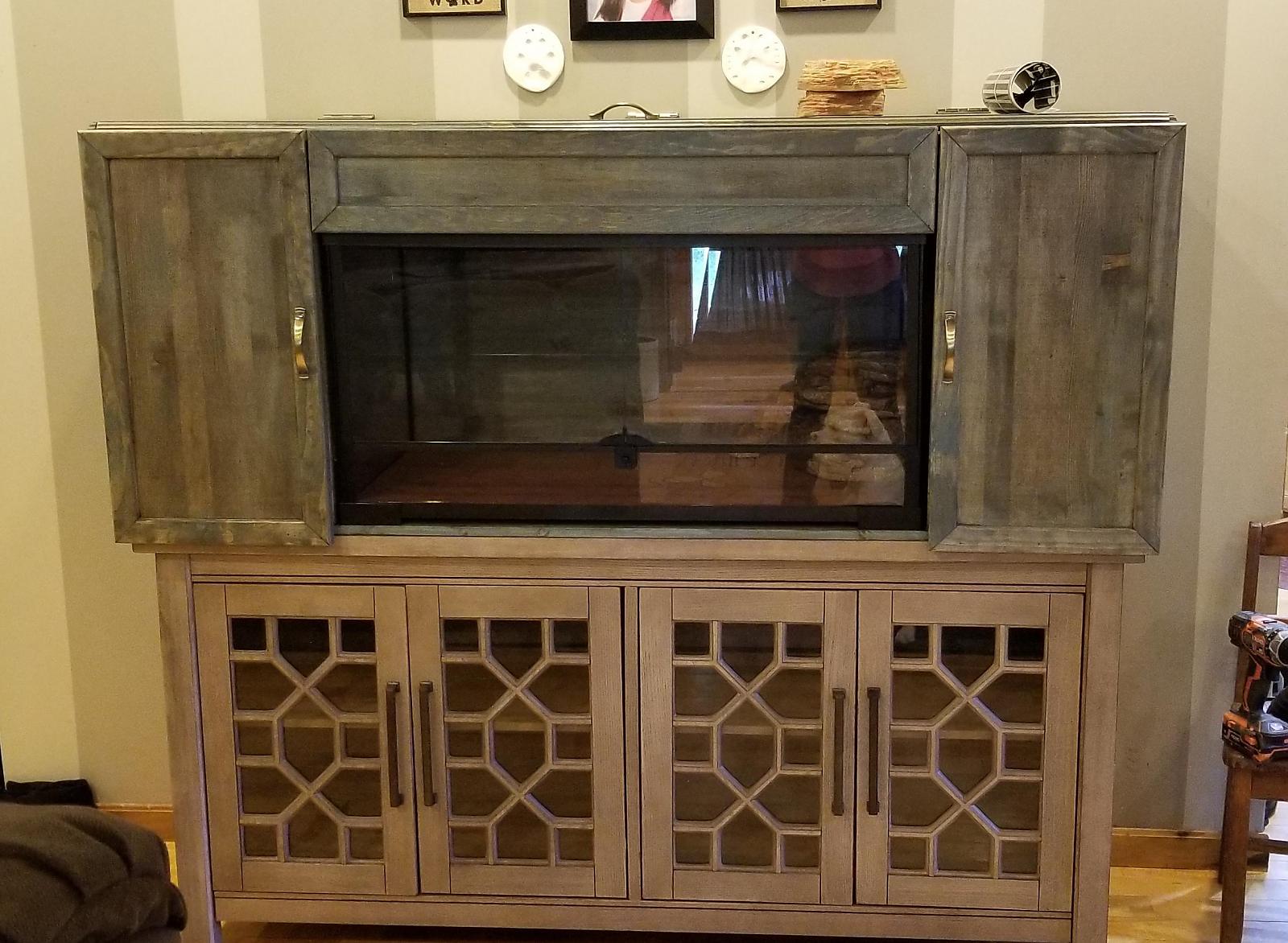 beginning of tank set up