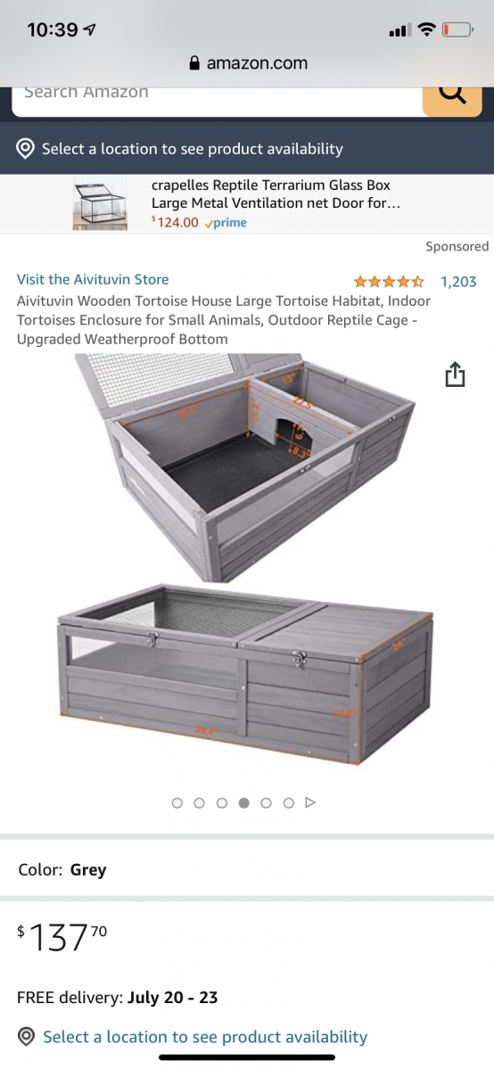 Tortoise hut for BP?